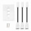 HDMI Wandplatten-Panel mit 3 Kabeln – ABS flamehemmend, 72115 mm 2