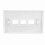 HDMI Wandplatten-Panel mit 3 Kabeln – ABS flamehemmend, 72115 mm 6