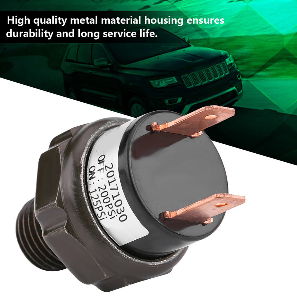 12V Universal Car Air Compressor Switch 125-200Psi Pressure Control 4001341168561