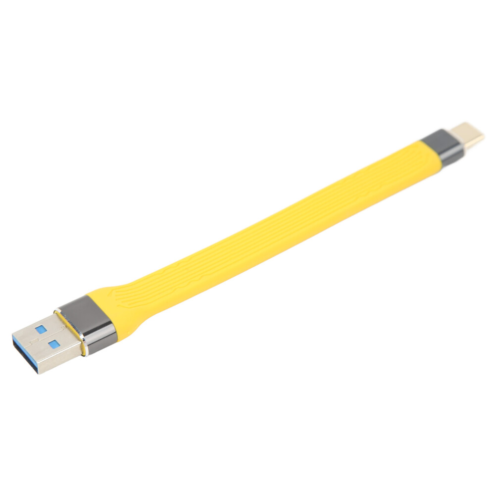 Usb Male To Type C Male Cable 10Gbps 5A 13.8Cm Yellow 9121376657160