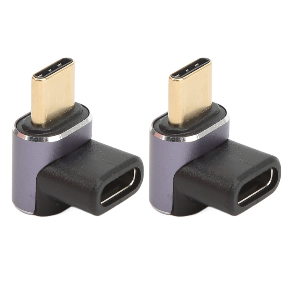 90 Degree Usb C Adapter Male To Female 40Gbps 100W 9121376657191