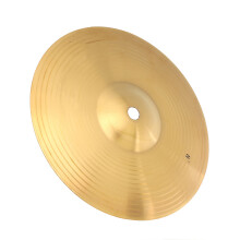 Durable Brass 8in Cymbal for Drum Set, Vibrant, Crisp Sound