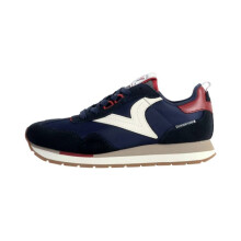 Baskets - VICTORIA - Sr801 Retro Jogger - Bleu marine - Cuir - Semelle EVA antidérapante