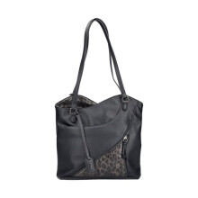 Sacchetto a mano Rieker Leprato - Nero Combinato - Nero Combinato