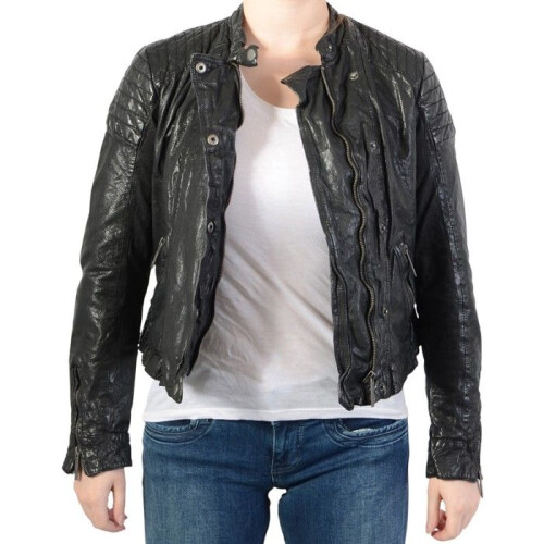 Pepe Jeans Blouson Cuir Pepe Jeans Rocky - Noir 2