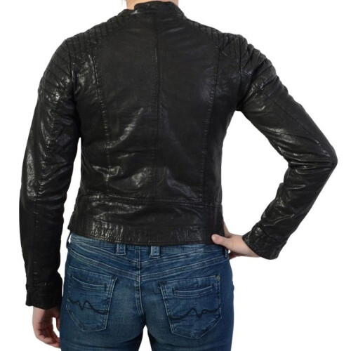 Pepe Jeans Blouson Cuir Pepe Jeans Rocky - Noir 1