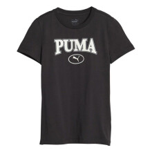 Puma Squad Graphic T-paita tytöille - musta