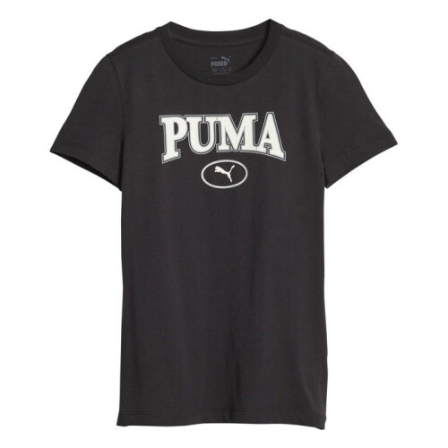 Puma Puma Squad Graphic T-paita tytöille - musta