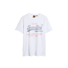 T shirt Superdry Homme Heritage Blanc Coton