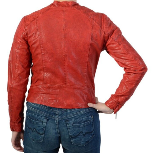 Pepe Jeans Blouson Cuir Pepe Jeans Rocky - Rouge 1
