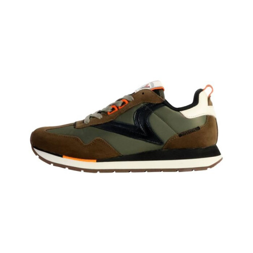Baskets - VICTORIA - Sr801 Retro Jogger - Kaki - Taille 41 - Cuir et Nylon