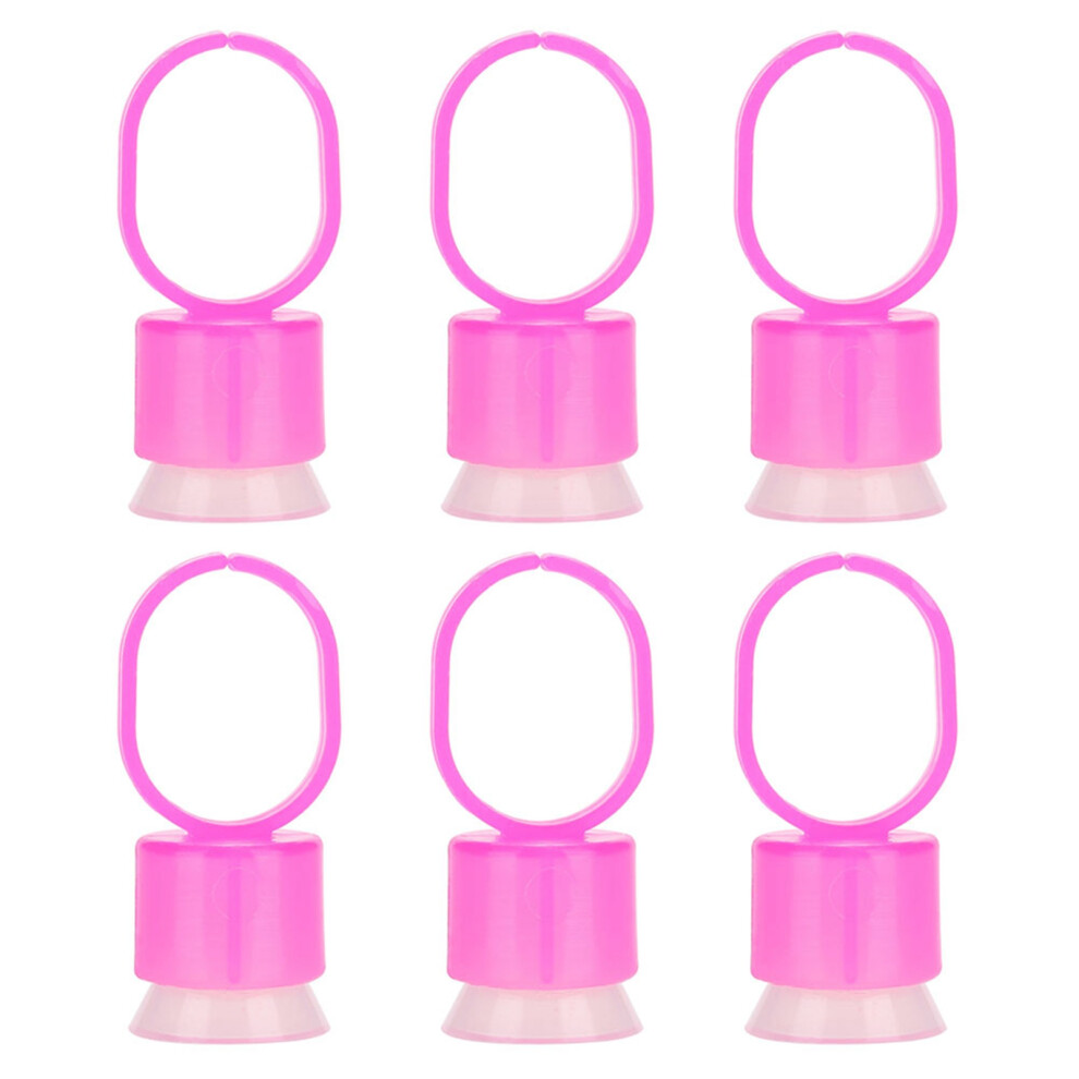 Disposable Tattoo Ink Ring Cups with Sponge, Red, 50/100 pcs