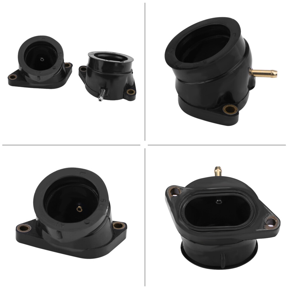 4Pcs Motorcycle Carb Intake Manifold Boot For Fzs1000 Fz-1 Fazer Black 8751341172797