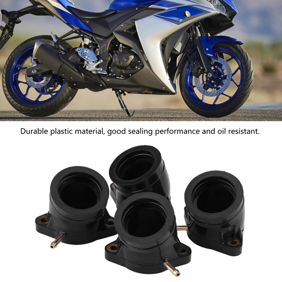 4 Pack Motorcycle Carburetor Intake Boot For Yamaha Xs1100, 8X5.4x6.2cm 9471341172786
