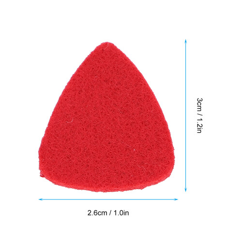 Durable Wool Felt Ukulele Picks - 10 Pieces for Authentic Sound Quality 2