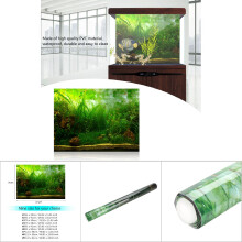 Premium PVC Fish Tank Background Paper with Water Grass 76x46cm