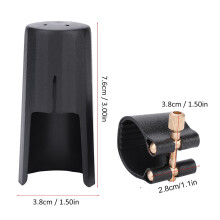 High Quality Clarinet Ligature with Plastic Cap for Bakelite Mouthpiece