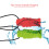 Sensory Chew Necklaces for Kids Silicone Teether 4pcs 6.8cm 13