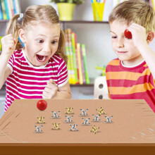 10X Metallic Gold Silver Jacks & Bouncy Ball Set - Classic Game