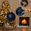 10 Night Blue Glass Baubles Christmas Tree Decorations Round Tree 6cm 8