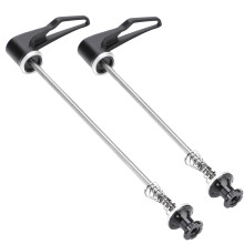 2pcs Titanium Alloy Bike Quick Release Skewers 100/130mm Black