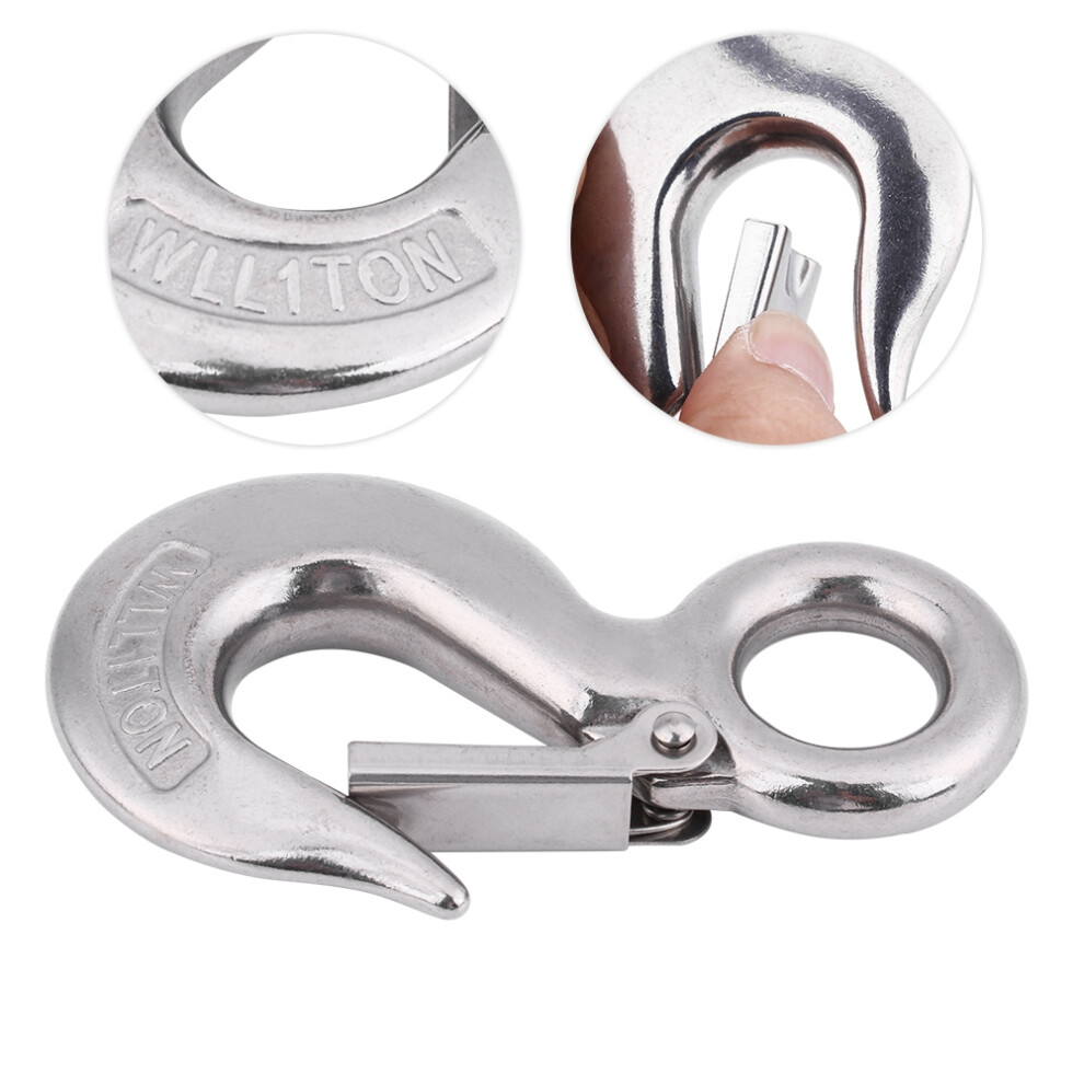 Heavy Duty 304 Stainless Steel Snap Clip Hook - 115Mm 1.0T 9421341178622