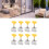 8 Sets Single Hole Adjustable Window Locks 12