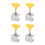 8 Sets Single Hole Adjustable Window Locks 4