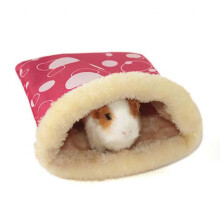 Warm Plush Small Animal Bed – 13x12cm or 23x18cm Waterproof Cozy Hideaway