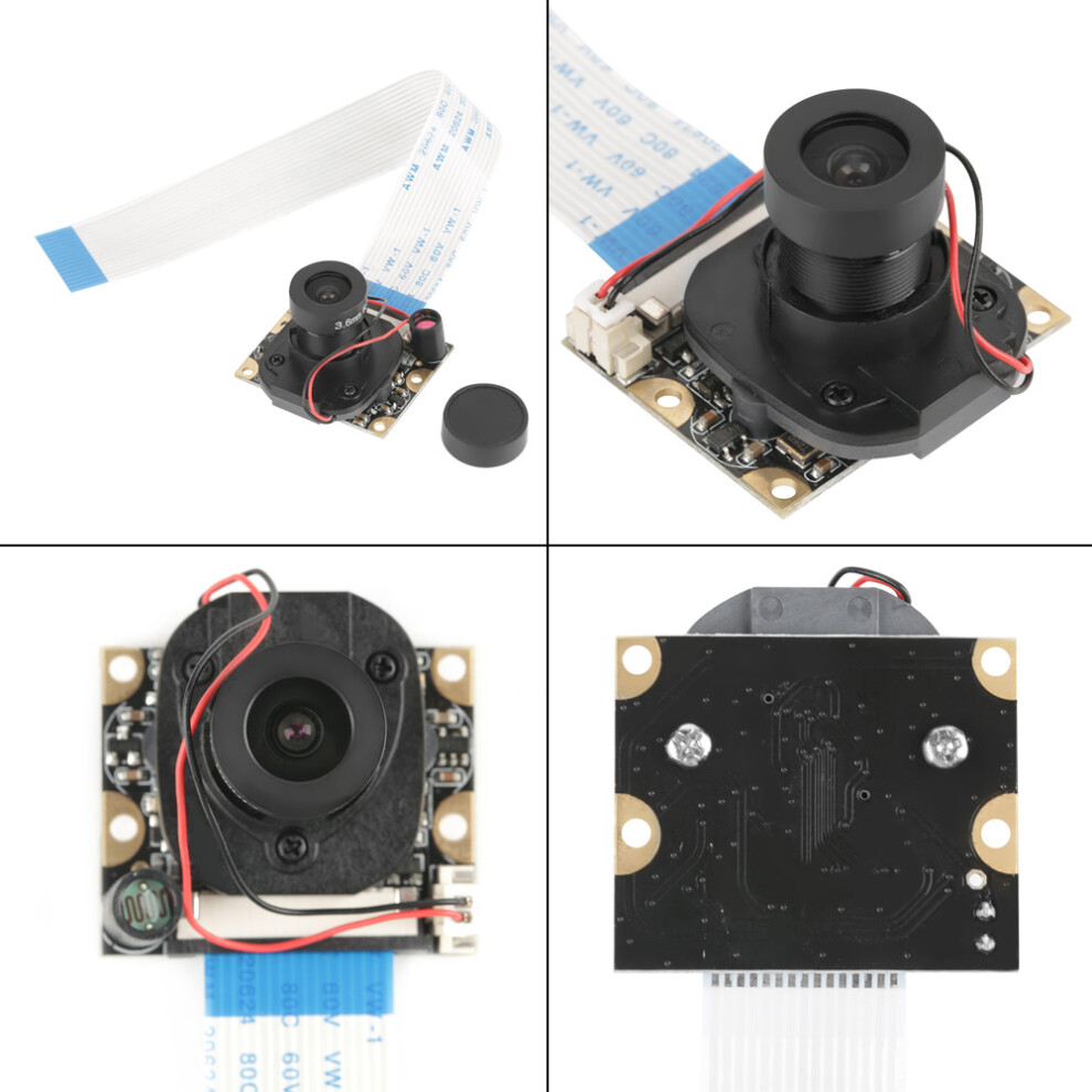 5MP Night Vision IR Cut Camera Module for Raspberry Pi with 2592x1944 Output