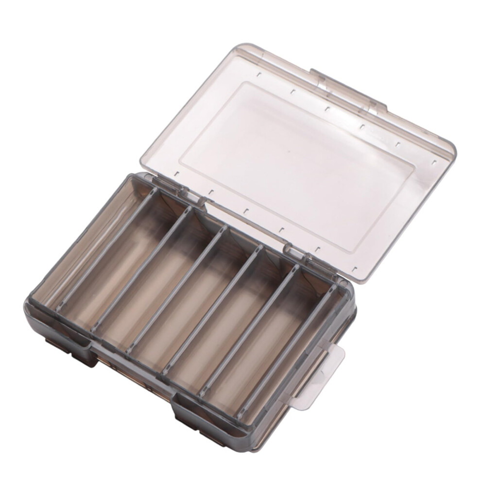 Fishing Gear Organizer Double-Sided Fishing Box Transparent Storage Box for Fishing Baits and Fishing Tools 30x20x10cm-image-OPC-PJMDHYC-NEW