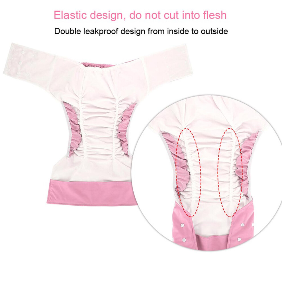 Pink Breathable & Adjustable Adult Diaper Cover - Reusable & Washable