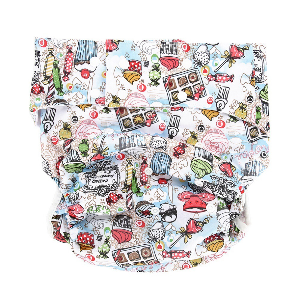 Reusable Adult Cloth Diaper Breathable 125cm Adjustable Pocket Diaper
