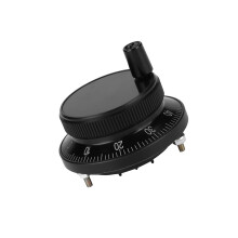 5V 60MM CNC Manual Hand Wheel Pulse Encoder - Smooth & Durable (Black)