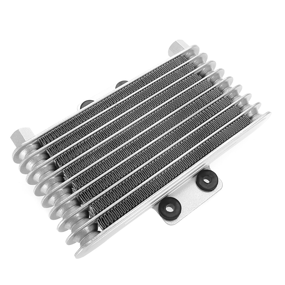 Aluminum 125Ml Motorcycle Oil Cooler Radiator For 125Cc-250Cc Silver 9321341181984