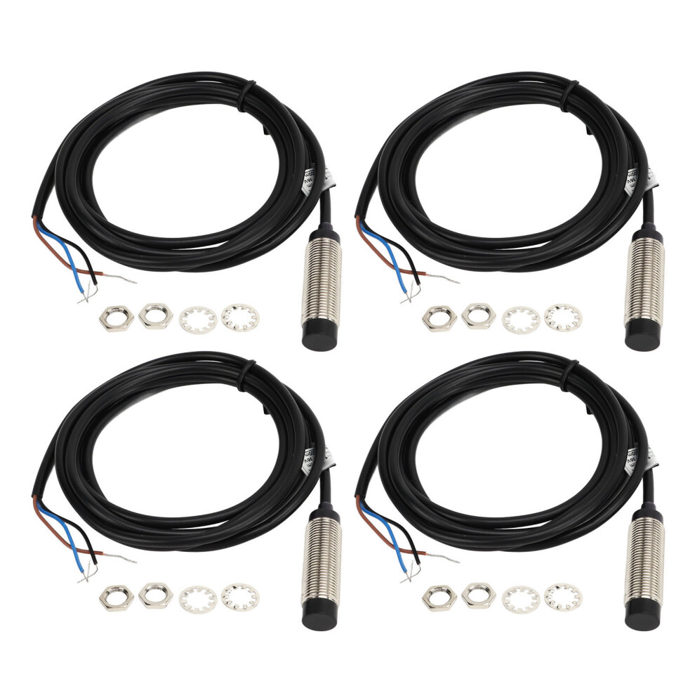 4 Set Inductive Proximity Switch 12mm Probe NPN 3