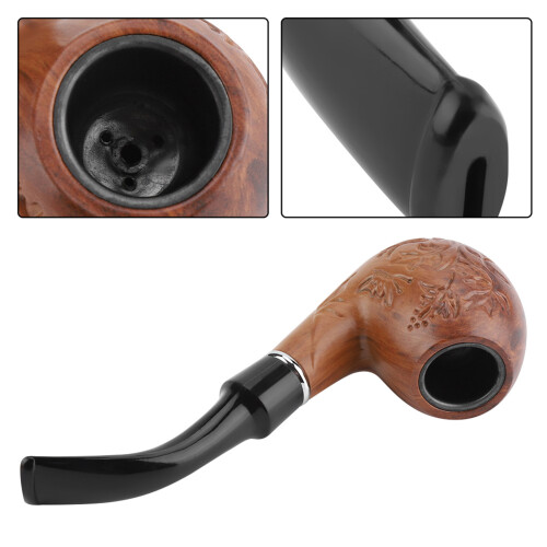 Durable Resin Pipe for Cigarettes & Cigars Easy to Use and Maintain 2