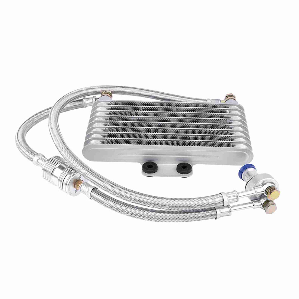 125ml Aluminum Motorcycle Oil Cooler System for CB CG Engine, Silver-image-OPC-PJMDJCK-NEW
