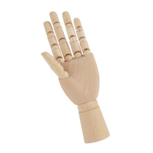 Durable Wooden Hand Mannequin - Articulated Fingers for Artists #3