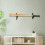 Baseball Bat Display Holder Wall Mounted, Space-Saving Bat Rack for Baseball Softball, Single Tier Design 4