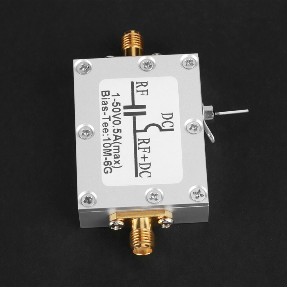 Broadband 10Mhz-6Ghz Bias Tee 1 Piece Rf Microwave Coaxial Signal Adapter 8121341184425