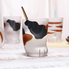 Taza de vidrio Cat Paws Tiger Paws 300 ml 7,510 cm Transparente
