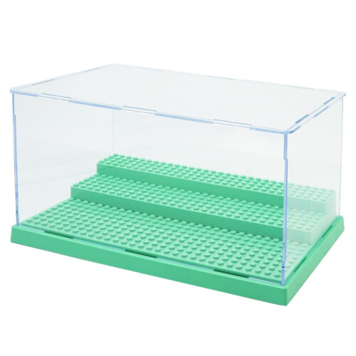 3-Stufen-Displaycase 25,5  15,5  13,8 cm, klare Blöcke 1