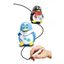 Penguin-Induktives Spielzeug, Nachgezeichnete Linie, süßes Pinguin-Modell