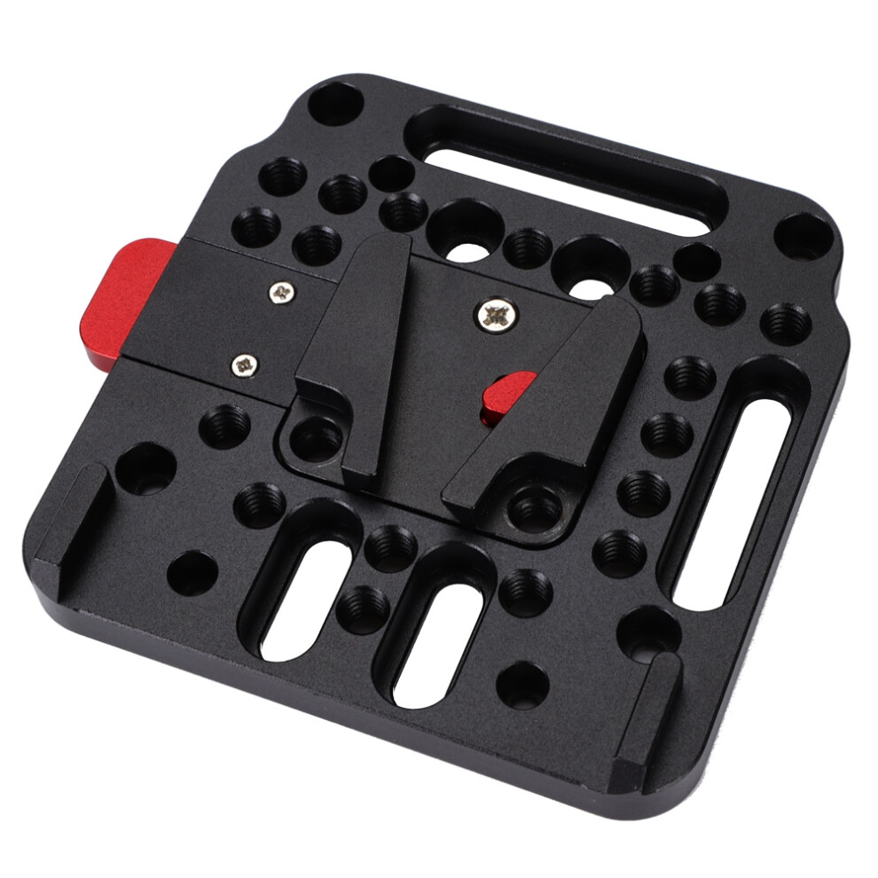 V Lock Assembly Quick Release External Battery Plate Â Approx. 9.8 X 9 X 1.4Cm Black 8721341188920