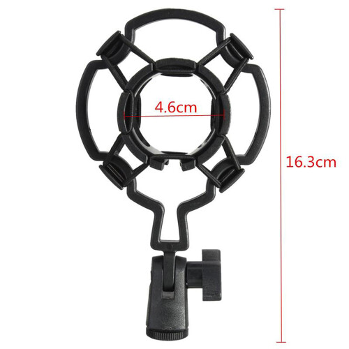 Universal Shock-proof Microphone Mount Clip for Large Diaphragm Condenser 2