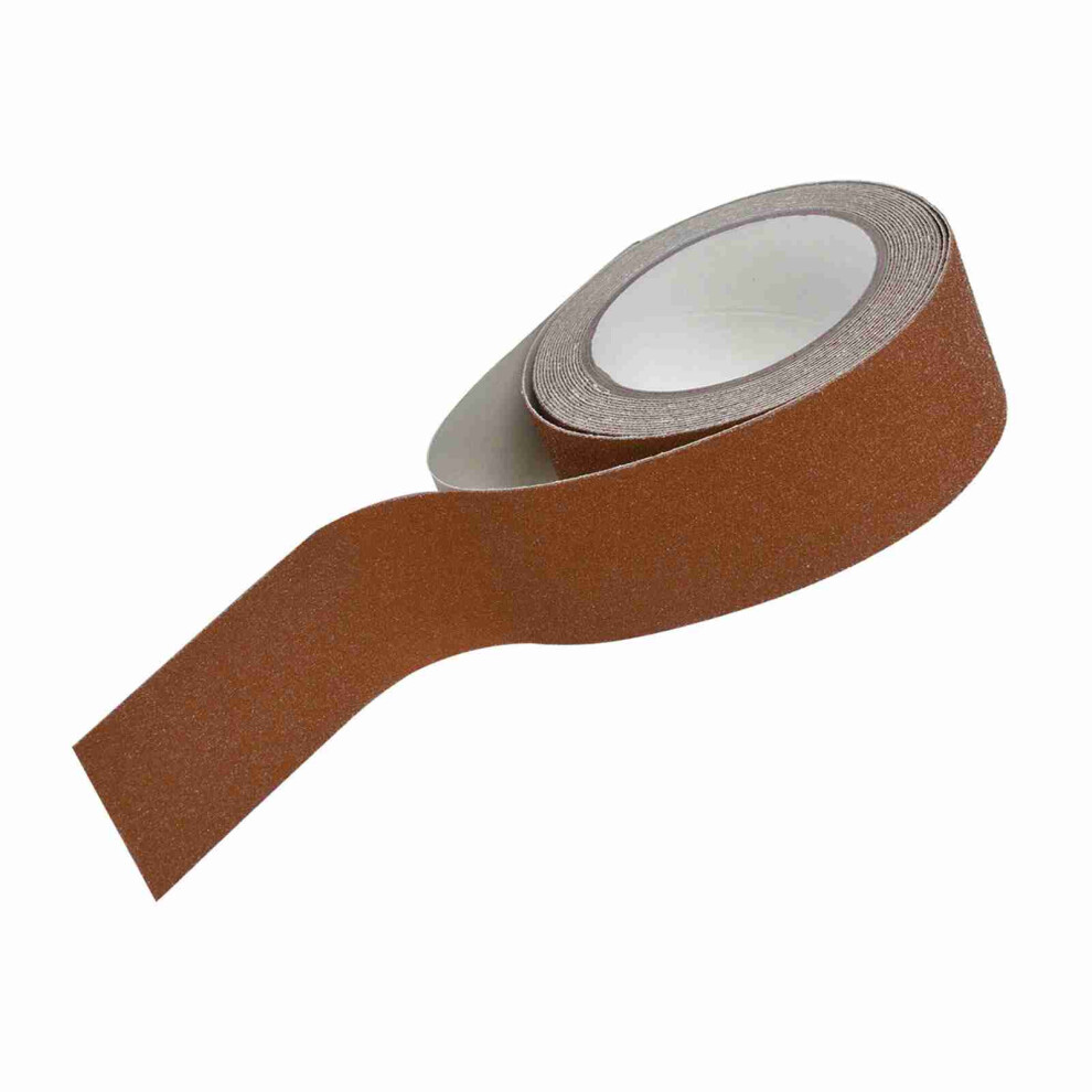 5M X 5Cm Brown Pvc Non-Slip Adhesive Tape For Stair & Floor Safety 4221341189537