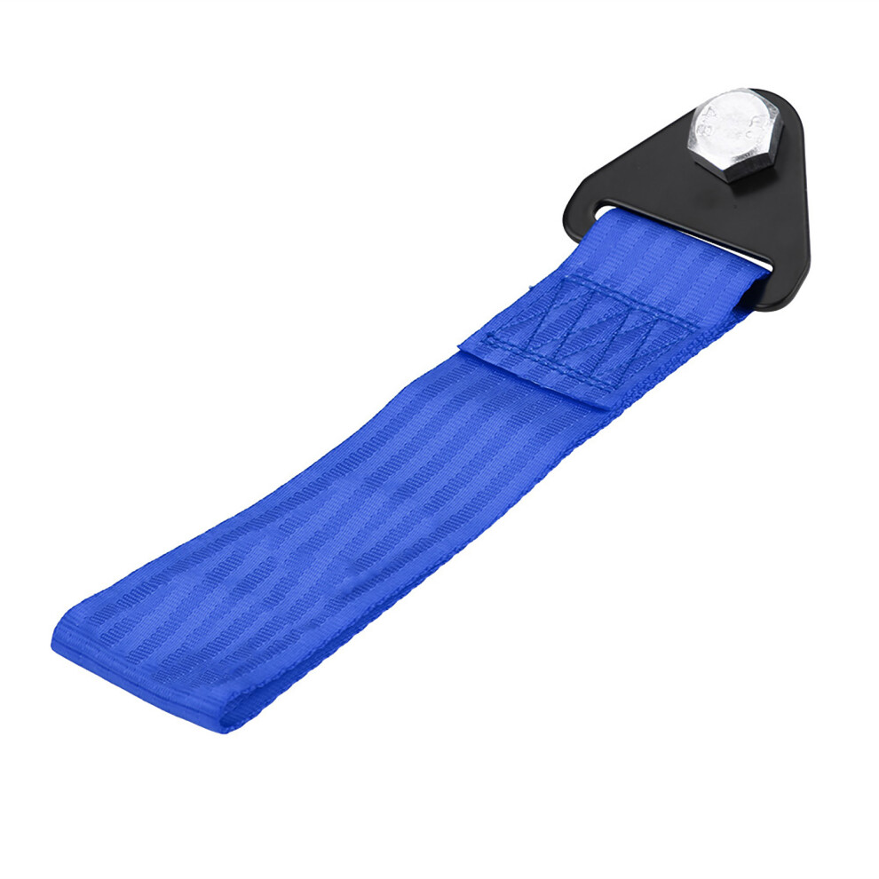 Racing Car Tow Strap Rope Universal For Front Rear Bumper Hook Blue 4681341191006