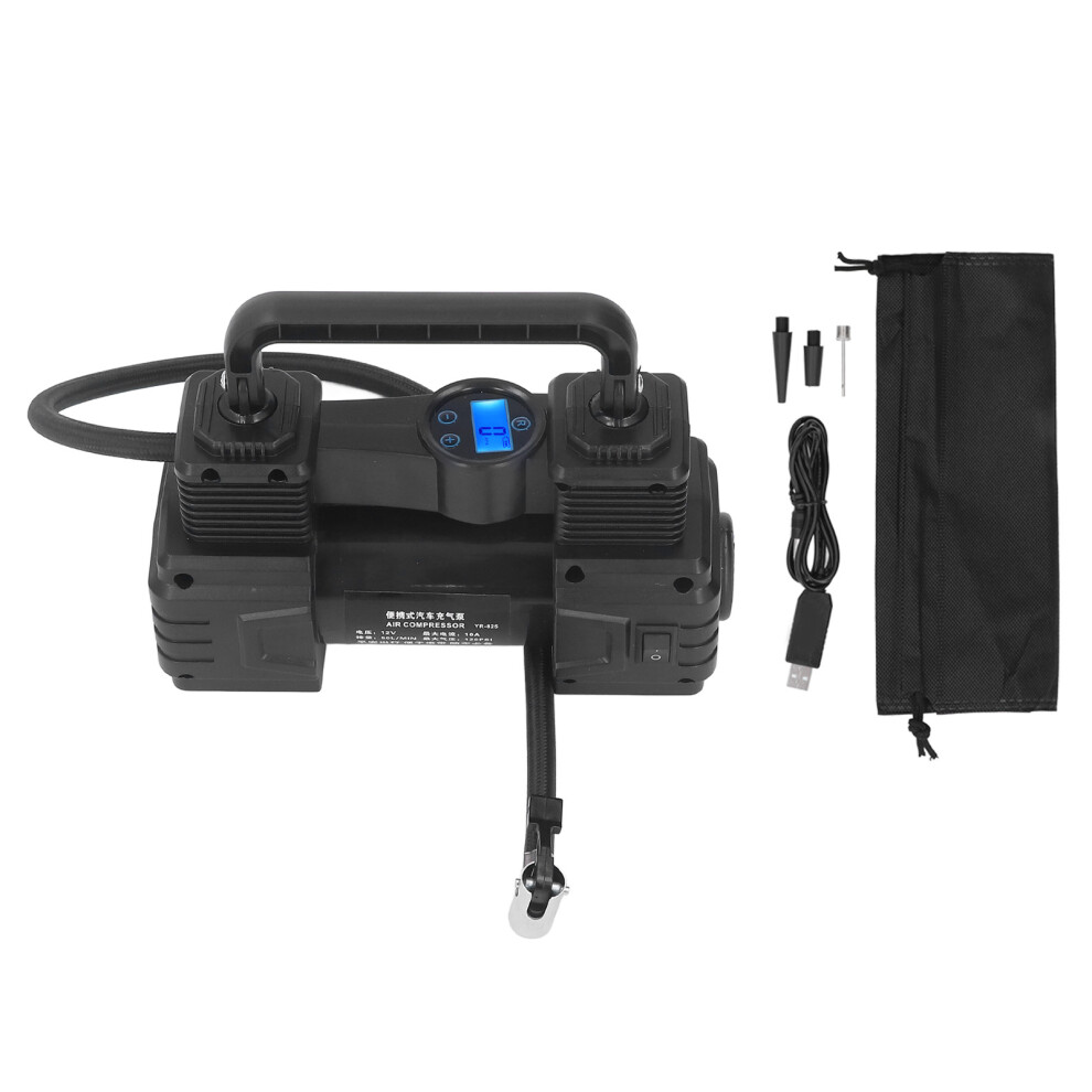 12V Air Compressor Heavy Duty Pump 120Psi Portable Light