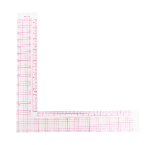 Sewing Measuring Tool 5808: Durable Plastic L Square for Tailors 1